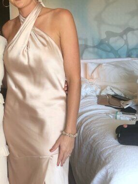 Athena Satin Dress